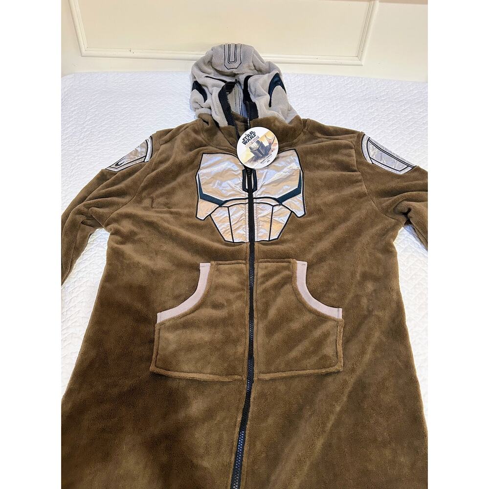 STAR WARS THE MANDALORIAN BOUNTY HUNTER UNION SUIT - XXL - ONESIE / COSTUME